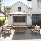 HDPE 7 Piece Patio Furniture Set, All-Weather Outdoor Couch Set by YourPerfectOutdoorEscape