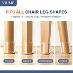 VIUME 24 Pcs Chair Leg Floor Protectors - Image 5