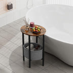 Vagusicc Round Side Table End Table - Image 4