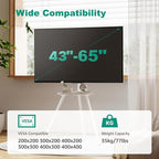 White Metal Tripod Easel TV Stand - Image 2