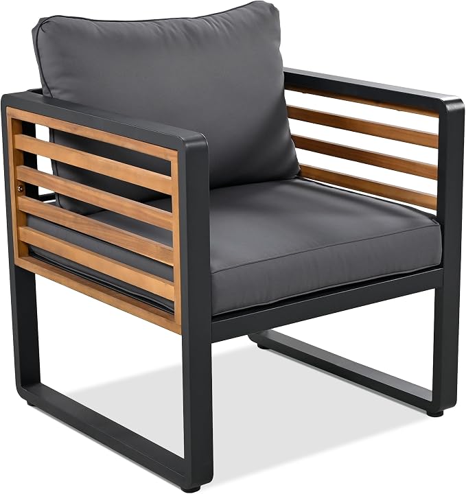 4-Pieces Outdoor Patio Sectional Sofa Set - Image 9