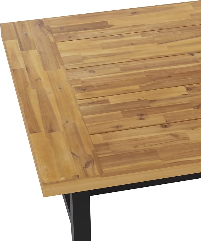 Flash Furniture Rafe Commercial Grade Acacia Wood Dining Table - Image 9