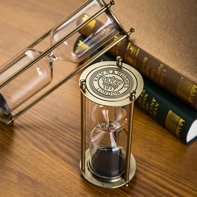 Embossed Golden Hourglass Timer - Image 2