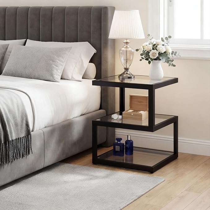 3-Tier Tempered Glass Side Table - Image 5