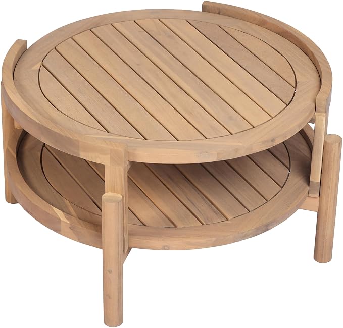Christopher Knight Home 5-Piece Acacia Wood Patio Furniture Set - Image 12
