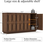 Brafab Buffet Cabinet, Wood Sideboard Cabinet - Image 2