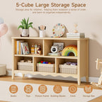 ONBRILL Montessori Shelf, 5 Cube Toy Storage Organizer - Image 4