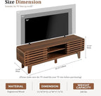 Luoxiao 55" Mid Century Modern TV Stand - Image 2