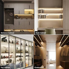 AIMENGTE Cabinet Light, LED Strip Lights, 6-in-1 12V COB Under Cabinet Lighting - Image 5