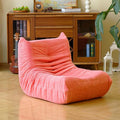 N&V Fireside Floor Sofa- Mid-Century Modern Armless Lounge Chair by NV