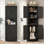 Vabches 64.8" Tall Farmhouse Corner Cabinet - Image 8