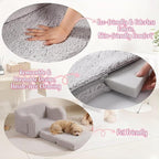MOMCAYWEX Kids Sofa, 2-in-1 Flip-Out Foam Couch - Image 7