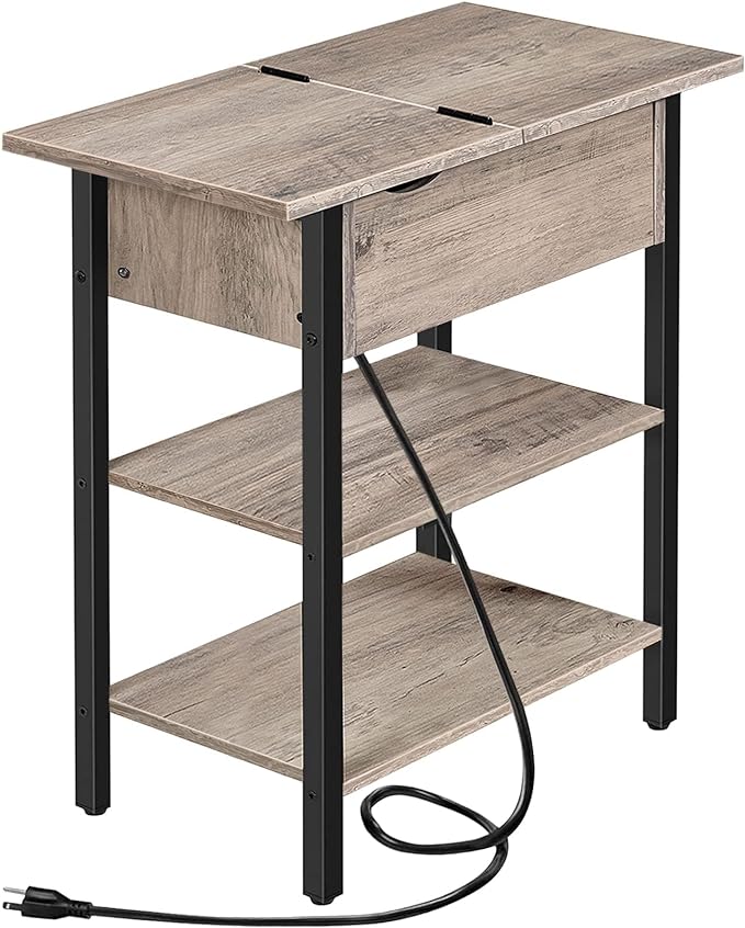 HOOBRO Side Table, Flip End Table by HOOBRO