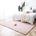 Ashler Faux Fur Rug, Ultra Soft Faux Rabbit Fur, 4 x 6 Feet Rectangle, Machine - Image 3