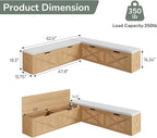 Bobve L-Shape Storage Bench - Image 2