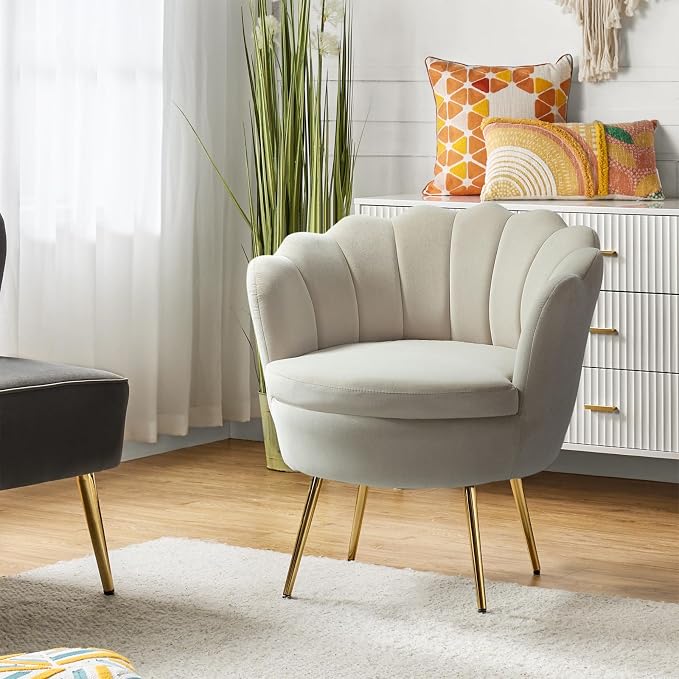 HULALA HOME Modern Velvet Accent Chair by HULALAHOME