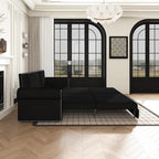 3 in 1 Convertible Sleeper Sofa Bed, 93.7" King Size Sofa Sleeper - Image 6