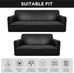 Peryiter 2 Pcs Sofa Covers Couch and Loveseat Covers Set Stretch Sofa Slipcover - Image 5