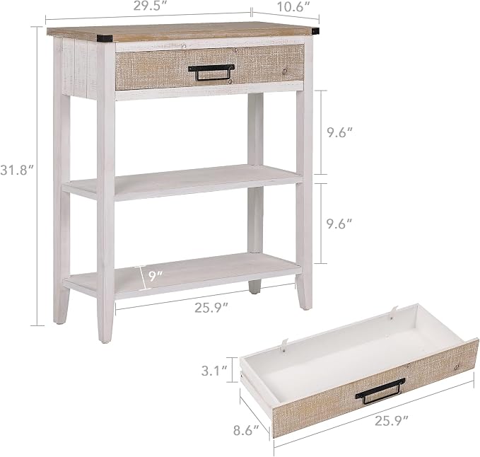 RUSTOWN Farmhouse Console Table - Image 3