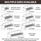 Fixwal Waterproof Flannel Dog Couch Cover, 27.6" x 27.6", Dark Brown | - Image 2