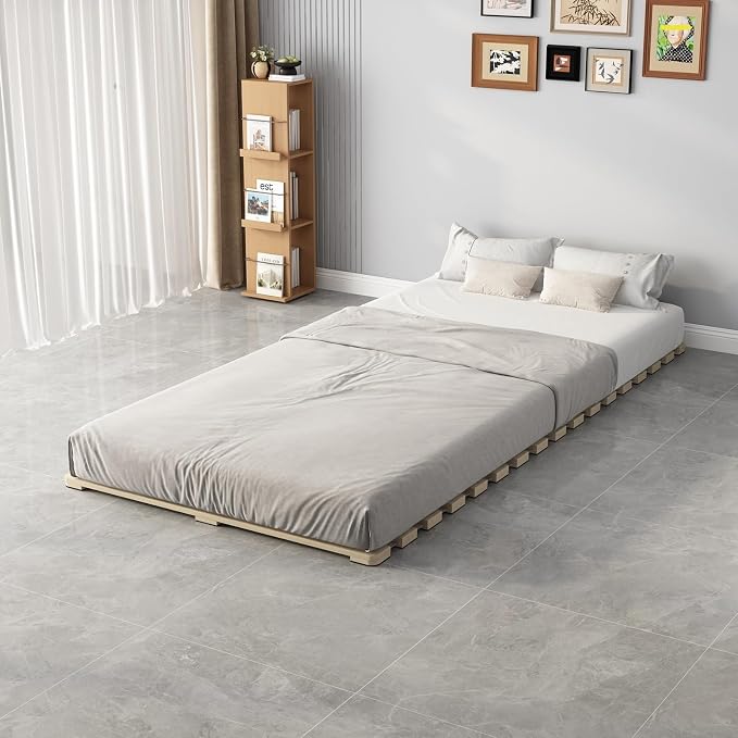 Roll-Up Japanese Floor Bed Frame, Breathable Moisture Resistant Support Board - Image 2