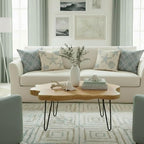 WELLAND Live Edge Cedar Wood Coffee Table - Image 7
