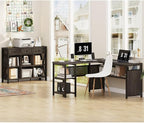 FATORRI Rustic 6 Cube Storage Organizer Bookshelf - Image 9