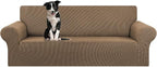 Stretch Oversized Couch Covers for Sofa Slipcover, Camel | 1-Piece Washable by KEKUOU