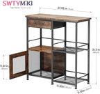 SWTYMIKI Coffee Bar Cabinet for Home - Image 2