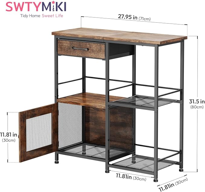 SWTYMIKI Coffee Bar Cabinet for Home - Image 2