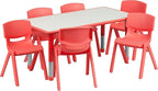 Flash Furniture Emmy Adjustable Classroom Activity Table by FlashFurniture