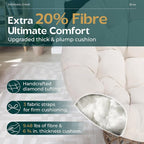 Bme 40" Ergonomic Wicker Papasan Chair - Image 3