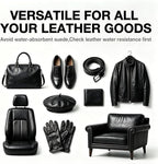 Black Leather Repair Kit, Leather Recoloring Balm – Restore & Repair Faded - Image 5