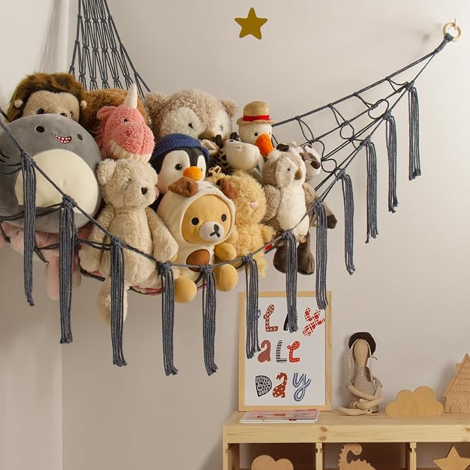 mirolam Stuffed Animal Storage Hammock Net - Image 2