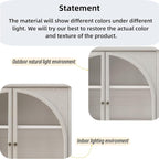 52" Tall Display Cabinet with Glass Doors, Glass Display Case Storage Cabinets - Image 9