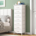 Fixwal Tall Narrow White Dresser by Fixwal