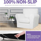ZNSAYOTX Oversized Velvet 3 Piece Couch Cover - Image 5