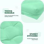 DANGHOOGY Wicker Chair Cushions, Waterproof Outdoor Loveseat Cushions - Image 5
