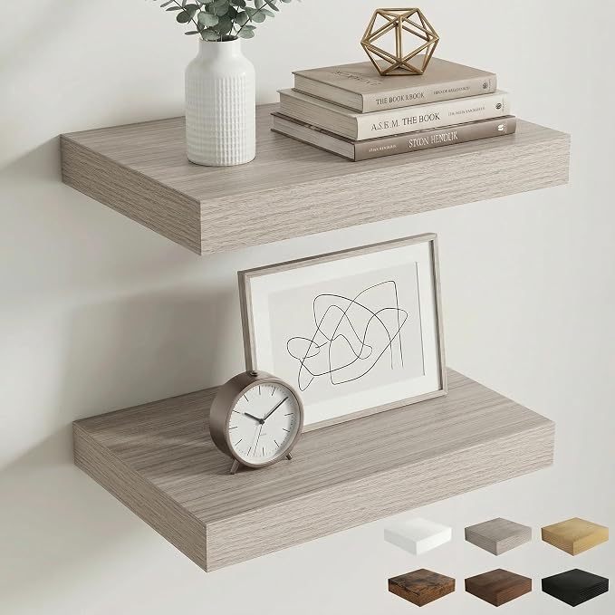 Dreamland Grey Floating Shelves by Dreamland