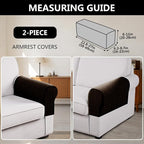 UNBBRRL Stretch Couch Armrest Covers - Image 2