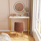 WOHOMO Folding Desk, Small Writing Desk 39.4", Space-Saving Foldable Laptop - Image 3