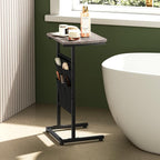 HOOBRO C Shaped End Table, 28.3" Side Table - Image 6