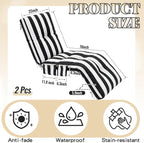 Kigley Outdoor Chaise Lounge Cushions - Image 2