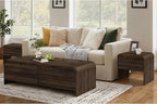 New Classic Furniture Mara 3-Piece Wood Coffee Table & 2 End Tables Set - Image 2