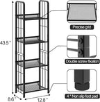 Bookshelf Vertical Storage Freestanding Storage Stand - Image 3