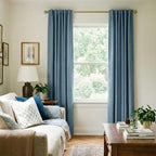 INOVADAY 100% Blackout Linen Curtains - Image 5