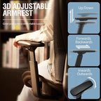 ELABEST Ergonomic Mesh Office Chair, Comfy Computer Desk Chair - Image 6