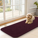 OLANLY Dog Door Mat for Muddy Paws 47x17, Super Absorbent Chenille Mud Mat | by OLANLY