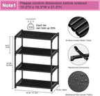 Autonomier 4 Tier Extra Small Shoe Rack, Narrow Stackable Kids Toddler Adult - Image 3