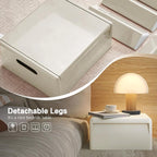 Nightstand Bedside Table with Storage Space, Dorm and Small Spaces, Easy - Image 7